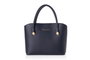 Vince Camuto Bolso Ravenna Dark Blue, Bolso de Piel de Polivinilo Azul Oscuro, Dimensiones 25x10x20 cm